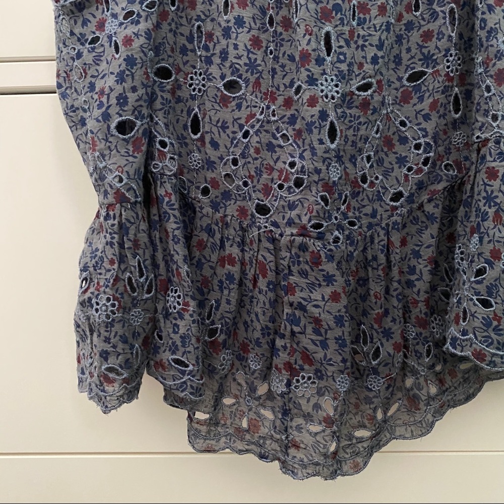 3/$30 ✨ AEO | Floral Eyelet Tank - Picture 2 of 3